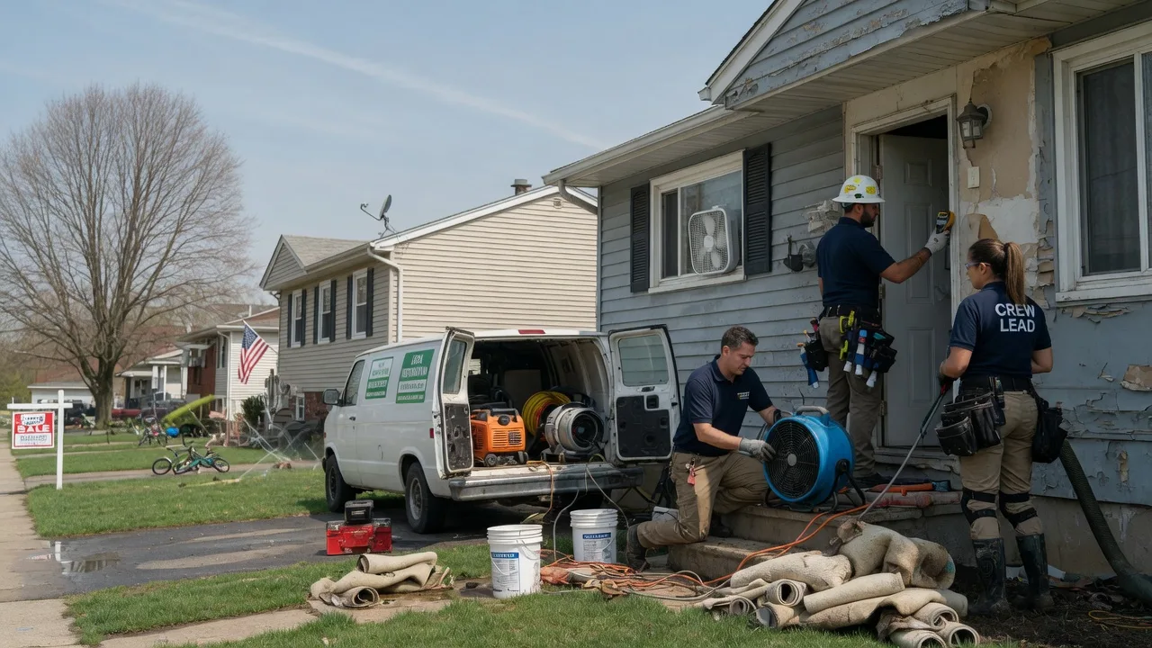 Flood Cleanup in Oskaloosa, IA near me