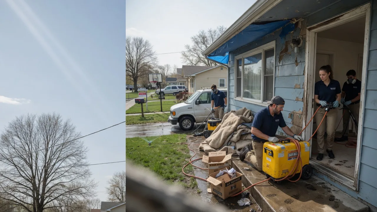 Basement Flood Cleanup in Oskaloosa, IA near me